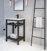 Meuble De Salle De Bain Industriel Double Meuble De Salle De Bain Industriel Double Lavabo Base De Vanité En Acier