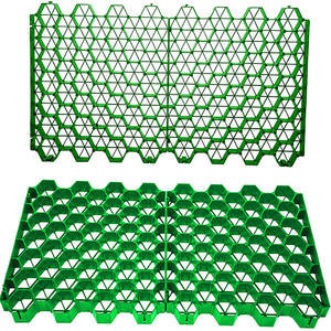 Pavés de grille d'herbe en plastique HDPE de haute qualité Matériaux de parkings de couleur industrielle <span class=keywords><strong>pour</strong></span> usage extérieur Pavé d'herbe HDPE Geocell - Product Image 1