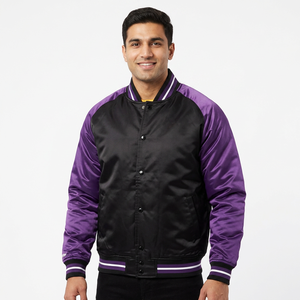 แจ็กเก็ตทีมตัวแทนมหาวิทยาลัยของผู้ชายเสื้อแจ็กเก็ตแฟชั่นใหม่ - Product Image 1
