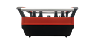 Télécommande industrielle NOMI NMBZ-002 en stock avec 4 joysticks et boîtier rouge/noir pour machines lourdes