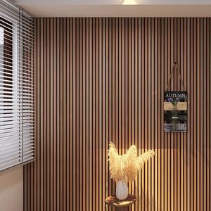 Akuslat <span class=keywords><strong>Prix</strong></span> Acoust Custom Modern Manufacturer Panneaux de plafond Akupanel Panneaux acoustiques à lattes <span class=keywords><strong>MDF</strong></span> PET pour hôtel - Product Image 1