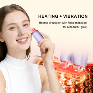 Neues Schönheitsgerät Gesichtsstraffung Hautstraffung Gesichtsroller 5-in-1 Beheiztes Mikrostrom <span class=keywords><strong>Mini</strong></span> Gesichtstonisierungsgerät - Product Image 6