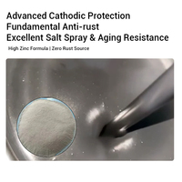 Primaire époxy gris haute performance à base de solvant, séchage rapide, couche de base métallique protectrice pour pont de navire, prix OEM