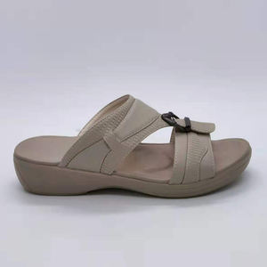 Sandales d'été ouvertes et confortables pour hommes, pantoufles en PU et arabes, nouvelle collection 2020 - Product Image 3