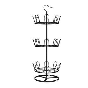 Meuble à chaussures rotatif multi-niveaux simple et détachable pour rangement de sandales et chaussons sur balcon – Vente en gros - Product Image 1
