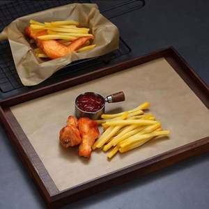 Papel de Hornear de Silicona de Tamaños Personalizables, Resistente a la Grasa, Antiadherente, Recubierto de Papel Pergamino Marrón, para Envasado de Alimentos y Uso en Repostería - Product Image 5