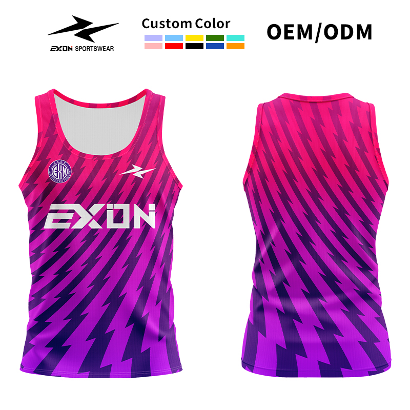 Digital Print Breathable Quick Dry Track Top with Lightweight Fabric for Athletics Training Running Jogging and Outdoor Sports
