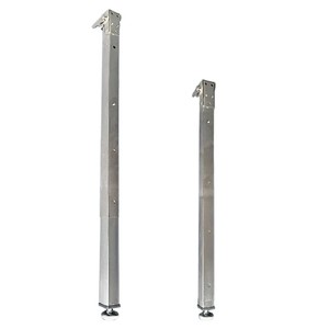 Stainless Steel Telescopic <b>Legs</b> 810mm 1100mm <b>Adjustable</b> Height For RV <b>Table</b> Support Industrial Design Easy Installation - Product Image 5