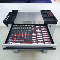 Armoire à outils en acier inoxydable 276 pièces, chariot de garage robuste