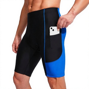 Cuissard de compression personnalisé à séchage rapide, taille élastique, poches latérales, respirant, extensible, pour le cyclisme, 100% coton, anti-plis - Product Image 1