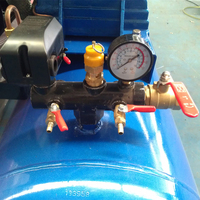 Petit compresseur à piston à entraînement par courroie à deux étages, compresseur d'air portable de 3 CV (2,2 kW) avec réservoir de 100 L