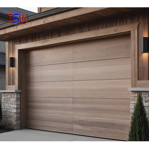 Porte de garage sectionnelle en aluminium sur mesure, automatique, moderne, pour villa, isolée thermiquement - Product Image 1