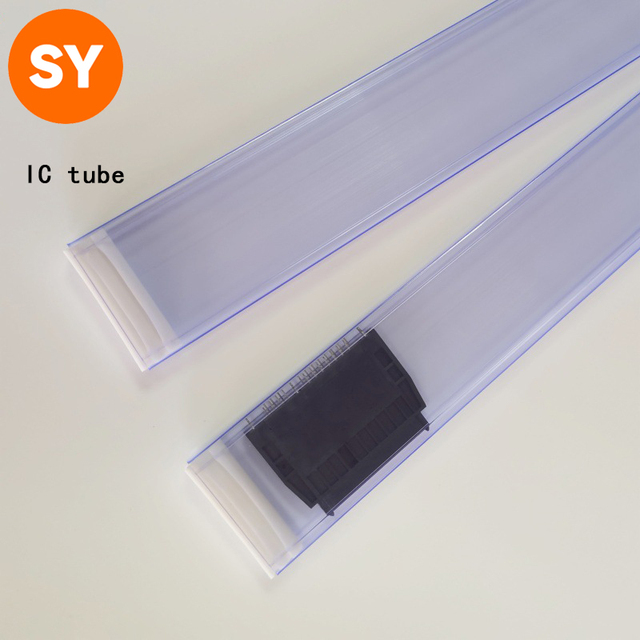 Factory Supply Customized Anti-Static Ic Clear Plastic Packing Tube Square Tube for Electronic Components Packing Tubes