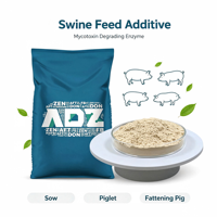 Additif alimentaire pour porcs : Degrade la Vomitoxine (DON), augmente la consommation d'aliments et favorise la prise de poids chez les porcs