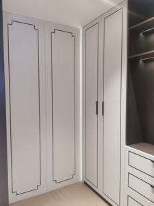 ארון חדר שינה לבן בסגנון אירופאי 5 כוכבים מלון עץ ארונות ארון בגדים - Product Image 3