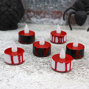 Vela creepy da luz do chá, dia das bruxas, com lágrimas do sangue, sangramentos, velas para decorações de velas, halloween - Product Image 3
