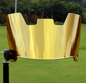 Vàng Revo Vàng Rõ Ràng Vàng Bóng Đá Mặt <span class=keywords><strong>Shield</strong></span> Cho Bóng Đá Mỹ Mũ Bảo Hiểm Sử Dụng Cho Riddell Speedflex, Cho Riddell Tốc Độ - Product Image 3