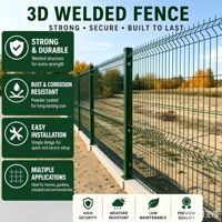Clôture en grillage métallique 3D galvanisé et recouvert de PVC de haute qualité. Clôture de sécurité anti-rouille, anti-escalade, à profil en V, taille et couleur personnalisées