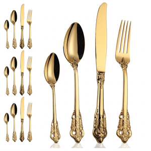 Ensemble de couverts de luxe pour décoration de table de mariage et d'hôtel article décoratif fait à la main de haute qualité pour décoration de table - Product Image 1