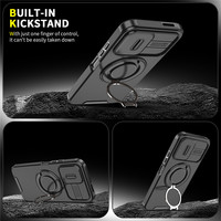 Étui pour Infinix Note 50 Pro & Lingke 60i/Smart 20PC/Hot 60 Pro 4G, coque de téléphone antichoc avec anneau rotatif