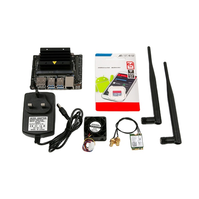 Nvidia Jetson Nano B01 AC8265 Wireless NIC Developer Kit, including US Plug/EU Plug/UK Plug for Jetson Nano