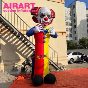 Payaso de globo publicitario inflable 3M de gran venta para decoración de entrada de circo, globo de payaso personalizado - Product Image 3