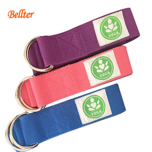 Anillo en D multicolor para Yoga, Correa tejida para Fitness, Blet de Yoga ecológico, banda elástica con logotipo personalizado - Product Image 1