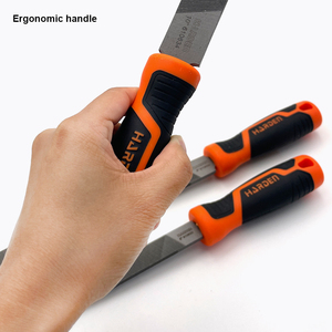 Lime à affûter plate en acier de qualité industrielle HARDEN avec manche souple - Product Image 5