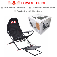 GY018W OEM Nouveau simulateur de course automobile pliable, cockpit de simulateur de course, chaise de jeu F1