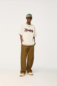 2023 Latest Custom Logo Quick Dry <strong>Joggers</strong> Youth Boy Wide <strong>Leg</strong> Pants Trousers Casual <strong>Men</strong> Pants With Button - Product Image 2