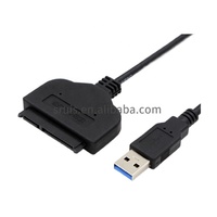 External Hard Drive Cables SSD Connector to USB Cable Adapter 2.5 Inch HDD Ide USB 3.0 Laptop 22 Pin III Cable