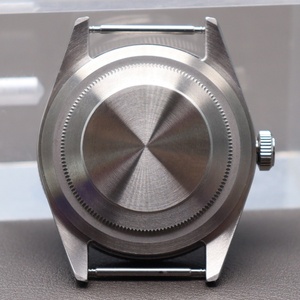 Boîtier de montre vintage en acier inoxydable de 38mm modifié <span class=keywords><strong>Seiko</strong></span> <span class=keywords><strong>Mod</strong></span> pièces adaptées au mouvement Nh35 Nh36 cadran 28.5mm verre cristal saphir - Product Image 6