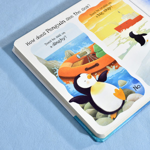 Libro de Bebé Personalizado OEM, Libro Sensorial de Aprendizaje Temprano con Ilustraciones de Animales, Material de Cartón/Cartón Corrugado para Niños - Product Image 3