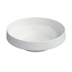 Fabricant de lavabos, design unique, lavabo en céramique blanche émaillée à poser sur le comptoir, pour salle de bain, villa et hôtel - Product Image 1