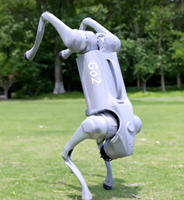 Robot chien quadrupède intelligent biomimétique Go2 Voice AI avec composants PLC et puissance de 1 kW