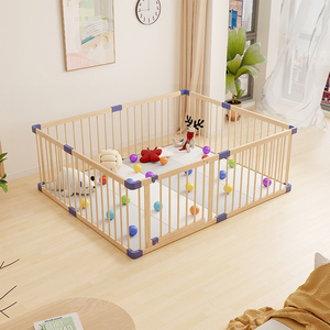 Materiale pieghevole sicuro per bambini box per bambini recinzione per bambini su misura in legno regolabile box per bambini - Product Image 5