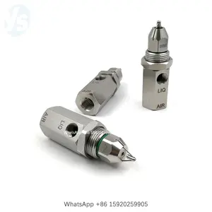 YS Atomizer baja tahan karat ultrasonik, nosel semprot atomisasi udara kabut, SK508 nozel kabut kering