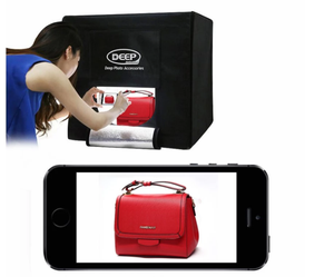 Hộp Đèn Studio Chụp Ảnh Sâu Di Động 60X60X60 Cm Lều Video LED 3200-6000K Mini 60W Hộp Đèn Nhiếp Ảnh CRI93 + 13000Lumens - Product Image 3