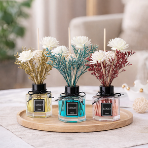 Offerta Speciale: Diffusore di Aromi da 50ml con Bastoncini, Bottiglia di Vetro di Lusso, Olio Essenziale Naturale <span class=keywords><strong>per</strong></span> Arredamento <span class=keywords><strong>Casa</strong></span> Romantico - Product Image 1