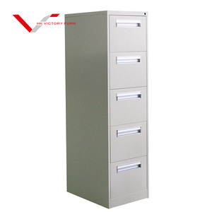 Meuble de bureau en métal à prix d'usine, classeur vertical en acier à 5 tiroirs - Product Image 4