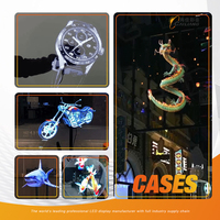 Nouveau modèle d'écran holographique 3D numérique haute résolution avec ventilateur LED 3D 42cm/ 52cm/ 65cm à 4 pales