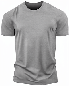 Vente Flash Usine : T-shirt Homme Décontracté Personnalisé avec Votre Logo, 100% Coton 150 GSM, Imprimé par Transfert Thermique, Respirant, Manches Courtes, Vierge - Product Image 1