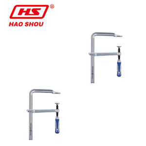 Heavy Duty F-Type <b>Quick</b> <b>Clamps</b> Made in Taiwan Chromium-Molybdenum Alloy Steel for Installation Inch Measurement System - Product Image 1