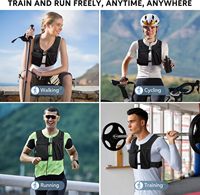 Pochette de téléphone étanche personnalisée gilet de course réfléchissant 500ml gilet d'hydratation en cours d'exécution de poche de flacon souple