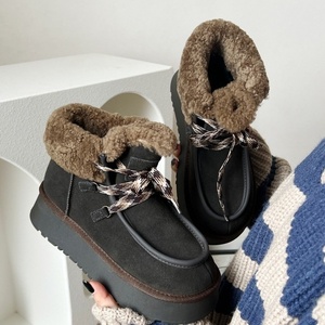 Pantuflas Uggs de Invierno y Primavera con Suela Gruesa para Interiores, para Parejas, Cómodas y Cálidas para Damas, Suaves - Product Image 3