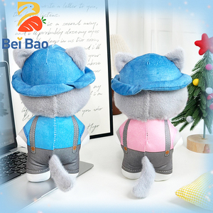 Fabricante de Peluches de Gato de Dibujos Animados, Lindos y <span class=keywords><strong>Pequeños</strong></span>, Rellenos de Algodón PP Súper Suave, Muñecos para Niños para Aliviar el Estrés - Product Image 6