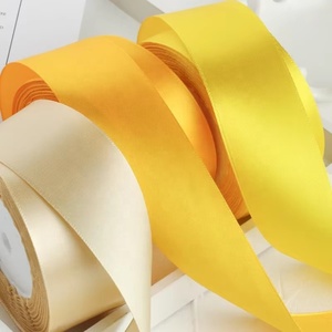 Ruban en satin 100% polyester de 0,6 cm à 5 cm, couleurs assorties, brillant, pour emballage cadeau, mariage, fête, artisanat, décoration - Product Image 4