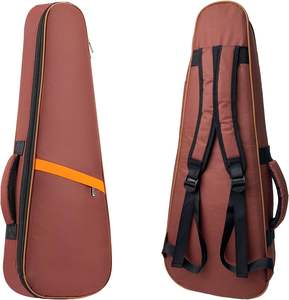 Bolsa de guitarra acústica de muestra gratis, acolchado grueso, resistente al agua, correa de hombro ajustable doble, funda de guitarra, bolsa de concierto - Product Image 1