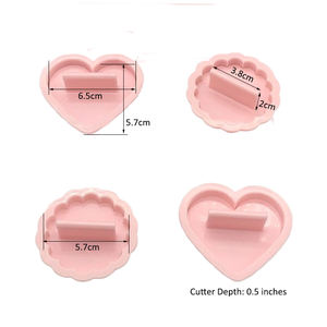 Emporte-pièce et emporte-pièce à embosser pour biscuits de Noël avec mots personnalisés, tampon à mots personnalisés pour emporte-pièces et moules à embosser pour biscuits et fondant - Product Image 3