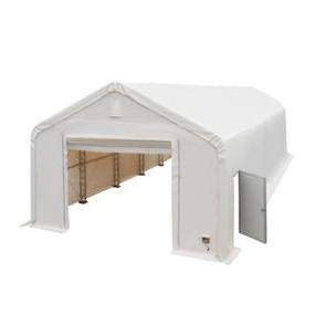 All-Purpose Bolt-Together Shelter - Steel Frame & PVC Roof for Construction/Agriculture/Storage Needs - Product Image 2